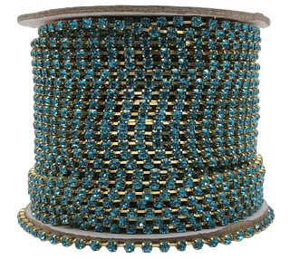 Strass Aquamarine TAM 16 - Primeira Linha