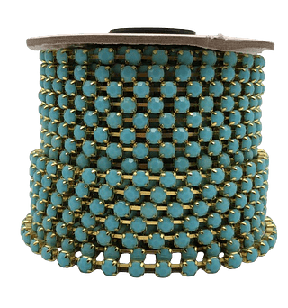 Strass Turquesa TAM 28 - Primeira Linha