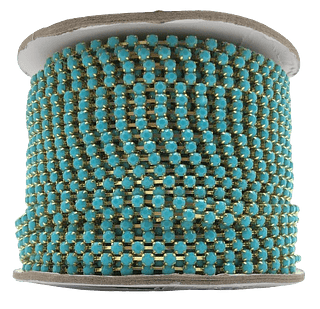 Strass Turquesa TAM 19 - Primeira Linha