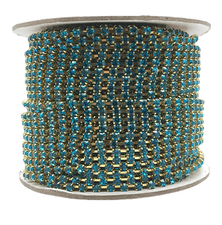 Strass Blue Zircon TAM 16 - Primeira Linha