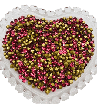 Strass Solto Rosa