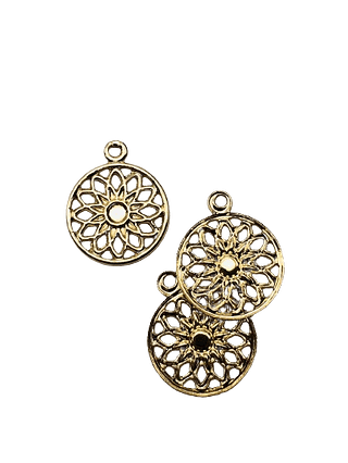 Pingente de Ferro Banhado