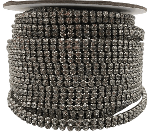 Strass Duplo Prata - TAM 16