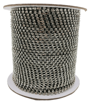 Strass Cristal Prata - TAM 12