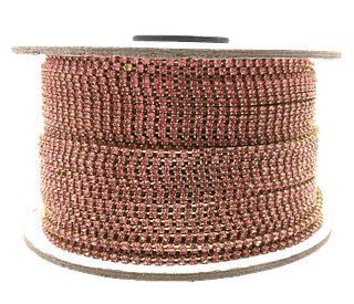 Strass Rosa TAM 6 - Primeira Linha