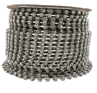 Strass Cristal Prata - TAM 18