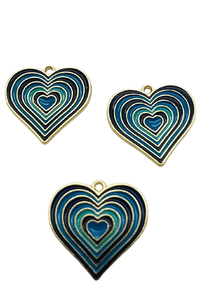 Pingente Coração Azul