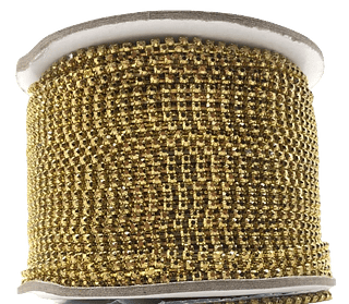 Strass Dourado TAM 8 - Primeira Linha