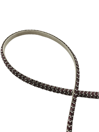 Fita Com Strass - Grafite