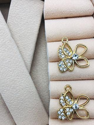 Pingente de Zamac Banhado