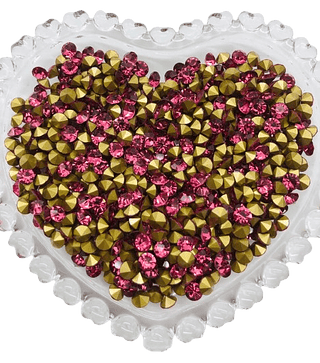 Strass Solto Rosa