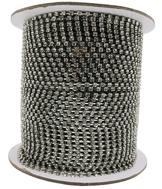 Strass Cristal Prata - TAM 10