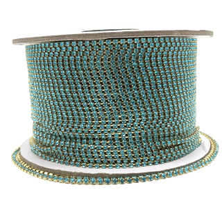 Strass Aquamarine TAM 6 - Primeira Linha